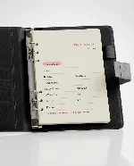 Thumb lock Smart power bank notebook organizer 