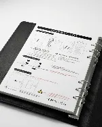 Thumb lock Smart power bank notebook organizer 