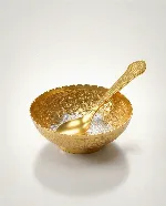 German silver single bowl and spoon set 