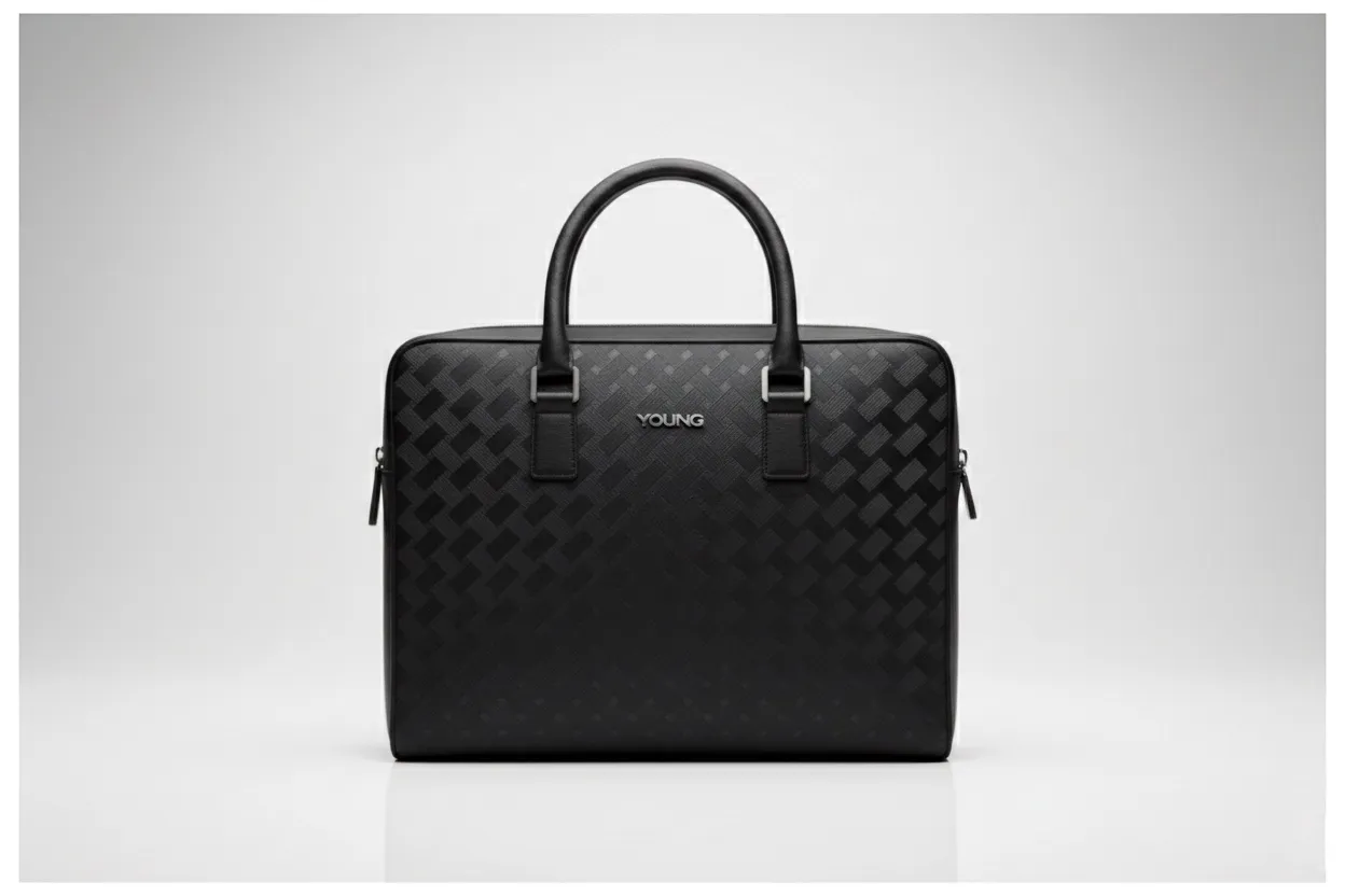   Faux leather brief/messenger bag YOUNG 