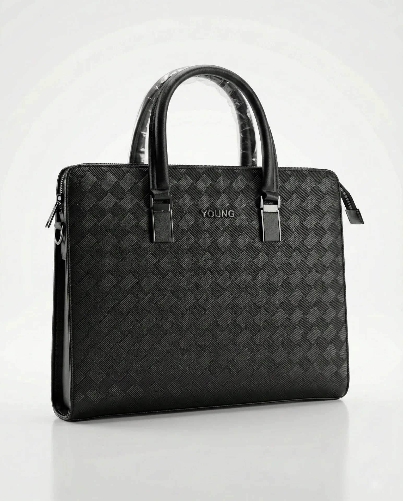   Faux leather brief/messenger bag YOUNG 