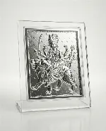 Silver-plated durga devi 