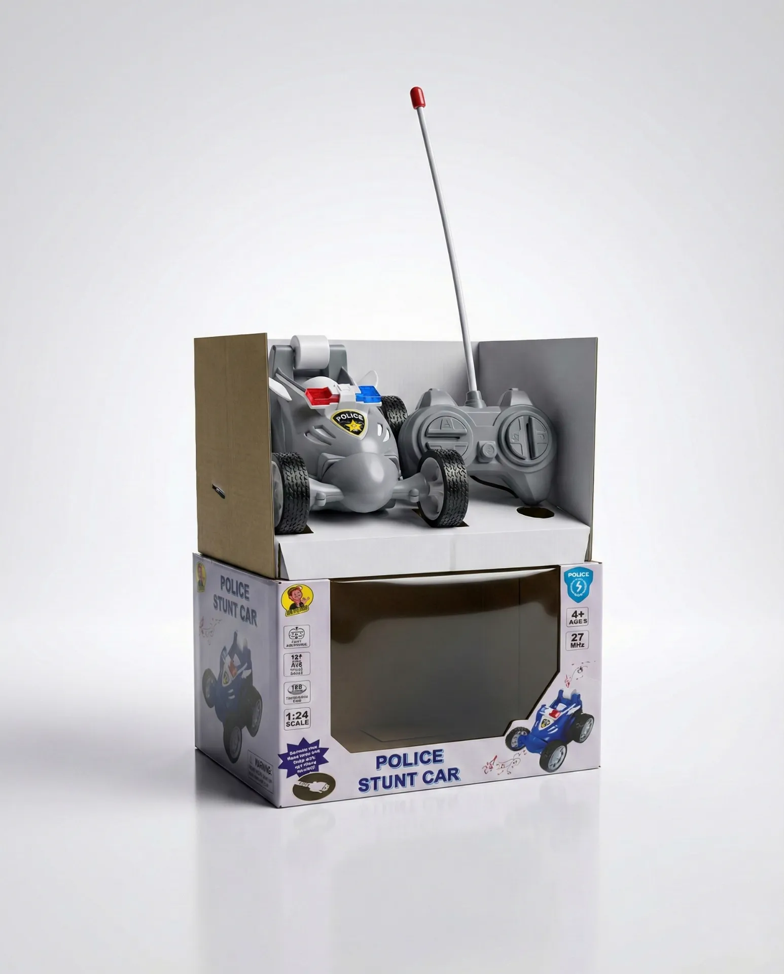 Remote Control Police Stunt Car 