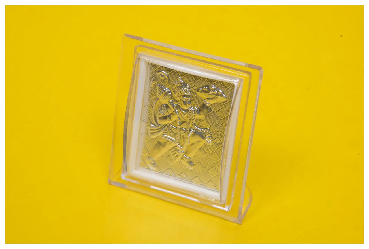 Silver-plated Hanuman small 
