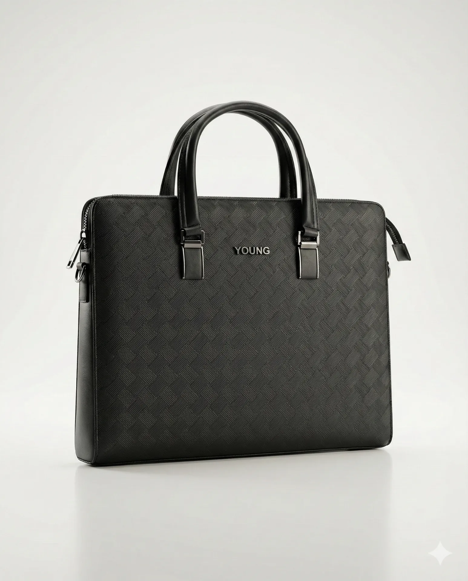   Faux leather brief/messenger bag YOUNG 