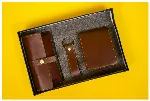  men's 3-piece leather gift set 