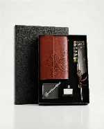 vintage-style feather quill calligraphy set 