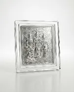 Silver-plated Ram darbar small 