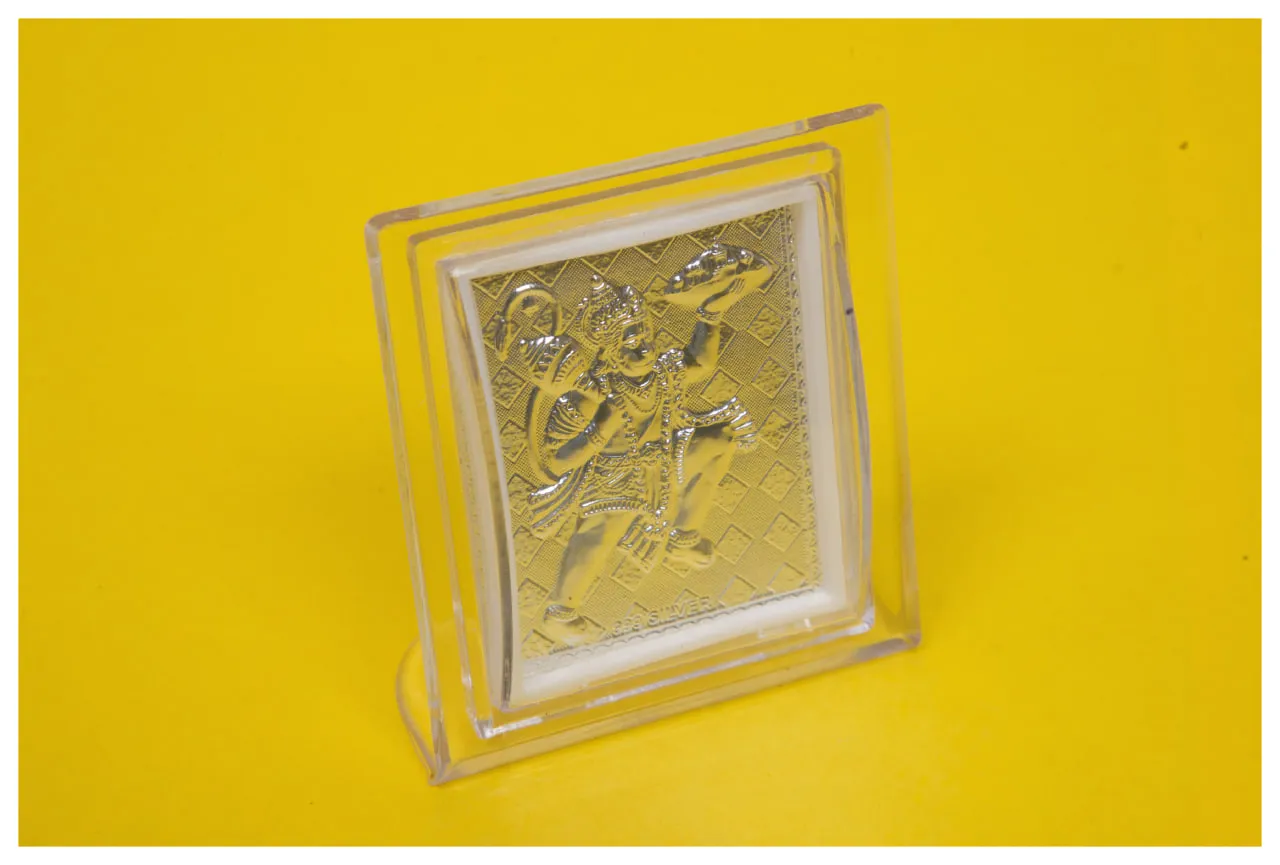 Silver-plated Hanuman small 